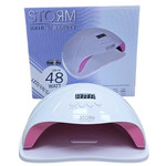 משלוח חינם - מנורת לד STORM לייבוש מהיר לק ג'ל 48 וואט תמונה של משלוח חינם - מנורת לד STORM לייבוש מהיר לק ג'ל 48 וואט מבית סטורם - מתוך קטלוג HairFix, מוצג באריזת המקור