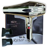פן/מייבש שיער מקצועי Ritter EV-7 בצבע זהב תמונה של פן/מייבש שיער מקצועי Ritter EV-7 בצבע זהב מבית ריטר - מתוך קטלוג HairFix, מוצג באריזת המקור