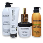 תמונה של משלוח חינם - מארז לבן לשיער יבש ופגום 5 יח' מבית היידרופלקס - מתוך קטלוג HairFix, מוצג באריזת המקור