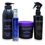 משלוח חינם - מארז סילבר לשיער בלונד,צבוע ואפור 4 יח' תמונה של משלוח חינם - מארז סילבר לשיער בלונד,צבוע ואפור 4 יח' מבית היידרופלקס - מתוך קטלוג HairFix, מוצג באריזת המקור