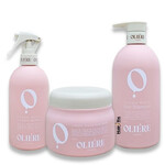 מארז ללא מלחים לשיער גלי ומתולתל שמפו + מסכה + ספריי ללא שטיפה