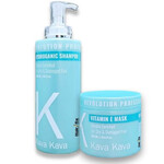 תמונה של משלוח חינם - מארז הידרוגני ללא מלחים לשיער יבש ופגום שמפו 1 ליטר + מסכה 550 מ"ל מבית קווה קווה - מתוך קטלוג HairFix, מוצג באריזת המקור