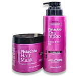 תמונה של מארז שמפו 500 מ"ל ומסכה 500 מ"ל לשיער צבוע מבית ג'נוריס - מתוך קטלוג HairFix, מוצג באריזת המקור