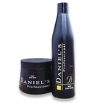 תמונה של מארז שמפו 500 מ"ל ומסכה 500 מ"ל שיאה וארגן ללא מלחים מבית דניאל'ס - מתוך קטלוג HairFix, מוצג באריזת המקור