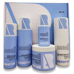 תמונה של משלוח חינם - מארז קרטין ללא מלחים לחיזוק השיער: שמפו + מסכה + מסכה ללא שטיפה + סרום + קרם לחות מבית רידיפיין - מתוך קטלוג HairFix, מוצג באריזת המקור