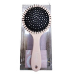 מברשת שיער ורודה אנטי-סטטית להתרת קשרים