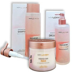 מארז הילורן פרימיום לשיער מוחלק, שמפו + מסכה + דרימר תמונה של מארז הילורן פרימיום לשיער מוחלק, שמפו + מסכה + דרימר מבית מון פלטין - מתוך קטלוג HairFix, מוצג באריזת המקור