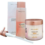 מארז הילורן פרימיום לשיער מוחלק, שמפו + מסכה תמונה של מארז הילורן פרימיום לשיער מוחלק, שמפו + מסכה מבית מון פלטין - מתוך קטלוג HairFix, מוצג באריזת המקור